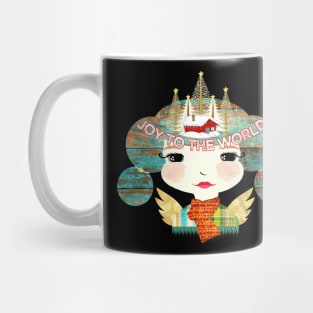 Christmas Angel Susannah--Joy to the World Mug